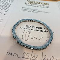 Bracciale tennis diamanti unisex