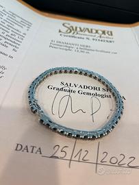 Bracciale tennis diamanti unisex