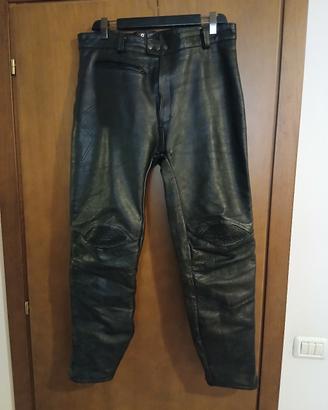 Pantaloni moto in pelle taglia 56