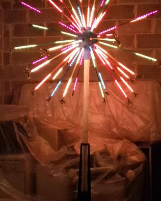 Decorazione luminosa led  fuoco artificiale per es
