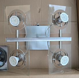 lampadario Ikea a 4 faretti orientabili