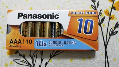 Batterie ministilo tipo A A A Panasonic Alkaline 