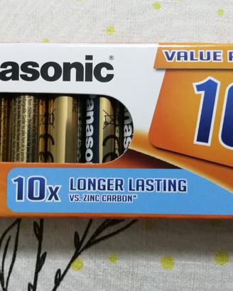 Batterie ministilo tipo A A A Panasonic Alkaline 