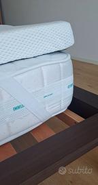 Materasso matrimoniale + topper in memory
