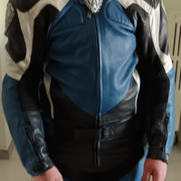 Tuta moto divisibile e stivali
