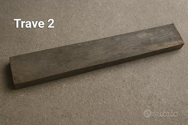 Antiche Travi in legno di ebano e di mogano