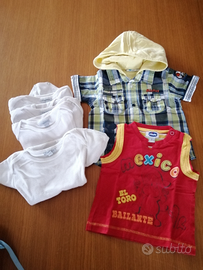 Vestiti estivi bambino 9-12 mesi