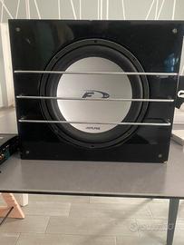 Subwoofer auto Alphine+amplificatore