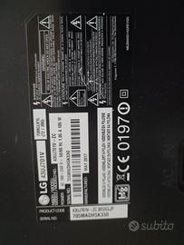 televisore lg 43" per ricambi 