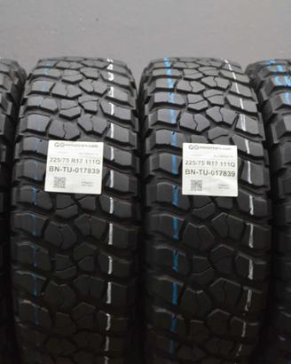 4 Pneumatici 225/75 R17 Bf Goodrich All Terrain T/