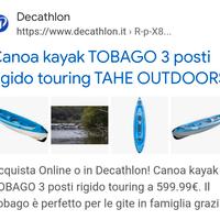 Kayak decathlon