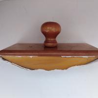 Tampone in legno anni'60 con carta assorbente