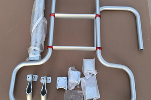 Deluxe dj ducato fiamma scala esterna per portapac