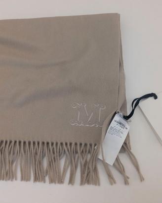 Sciarpa Max Mara 100 %cachemire beige