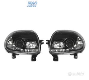 FARI PER RENAULT CLIO 98-01 LUCE DIURNA A LED FOND