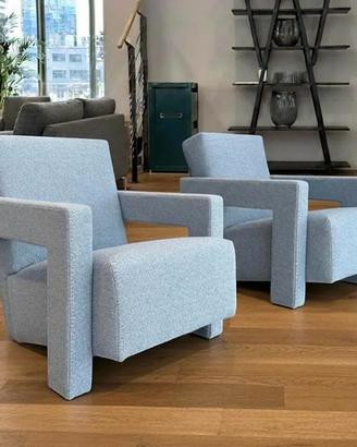 CASSINA 2 x UTRECH 637 NUOVE Lana KVDRAT Celeste