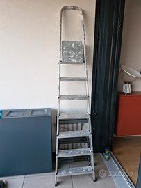 SCALA IN ALLUMINIO  A 7 PIOLI 
