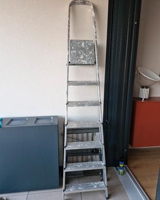 SCALA IN ALLUMINIO  A 7 PIOLI 