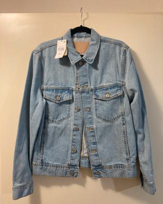 Giubbotto denim tasche Mango Man taglia S uomo