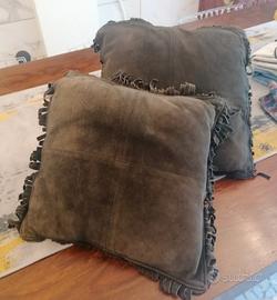 cuscinii in pelle vera