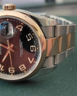 ROLEX DATEJUST ORO ROSA E ACCIAIO 36 MARZO 2011