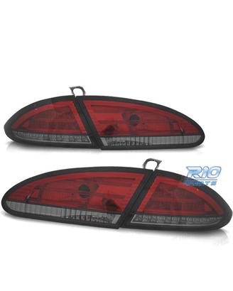 FANALI SEAT LEON 1P 04-09 LED ROSSO AFFUMICATO