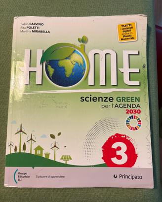 Libro di Scienze - HOME Scienze Green - classe 3