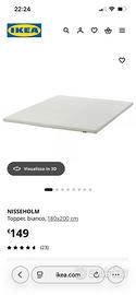 Topper letto Ikea