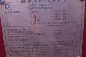 Pianale 3 assi trasporto mezzi da cantiere