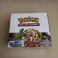 Pokemon Display 36 carte scarlatto e violetto OPEN