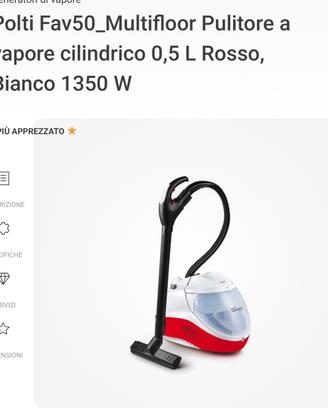Aspirapolvere Polti lava-asciuga