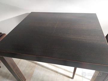 Tavolo da pranzo allungabile e 4 sedie calligaris