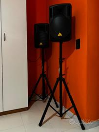 Coppia Casse Amplificate Behringer Eurolive B210D