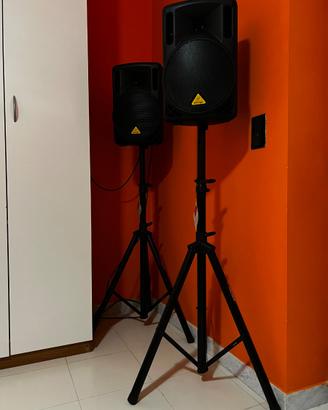Coppia Casse Amplificate Behringer Eurolive B210D