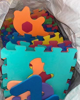 Tappeto puzzle bambini