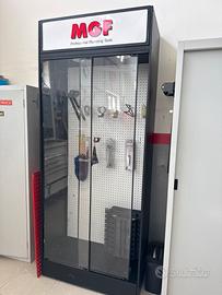 Armadio metallico espositore