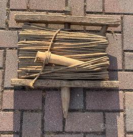 Antico Aspo Avvolgicorda in Legno - Vintage