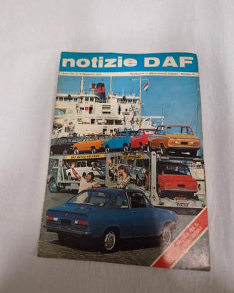 Rivista d'epoca " Notizie DAF"-1970-Edizione spe