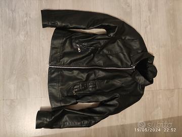 giacca in ecopelle donna