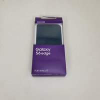 Custodia per Galaxy 6 Edge flip wallet verde