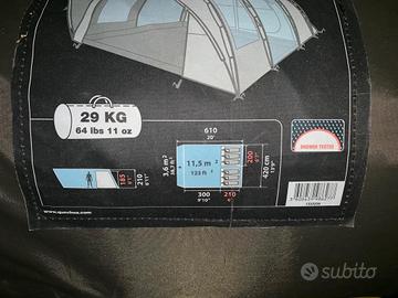 Tenda Quechua 6 posti