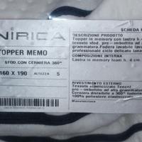 topper in memory per materasso