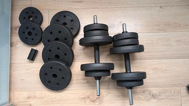 Set di Manubri Regolabili GYMAX 30 kg - Pesi Pales