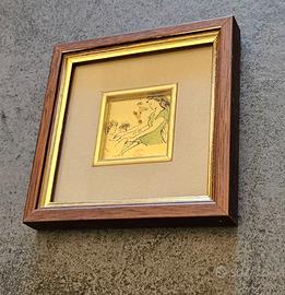 Quadretto in Oro 24kt Mirko's Gold Roma