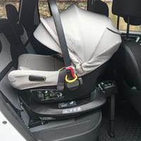 passeggino, culla + base girevole isofix
