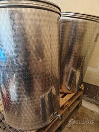 serbatoio inox olio e vino