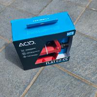 Pedali ACID, Flat, rossi, Mod. C2-CC