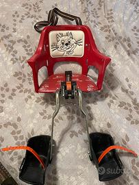 Seggiolino bambino bici da 1 a 3 anni