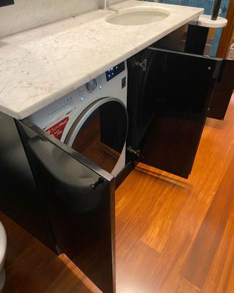 Mobile bagno per incasso lavatrice