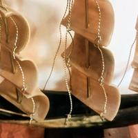 barca a vela in corno